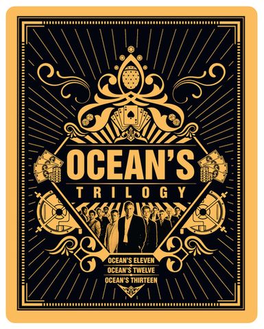 Ocean's Trilogy (12) 4K UHD + BR Limited Ed Steelbook 6 Disc